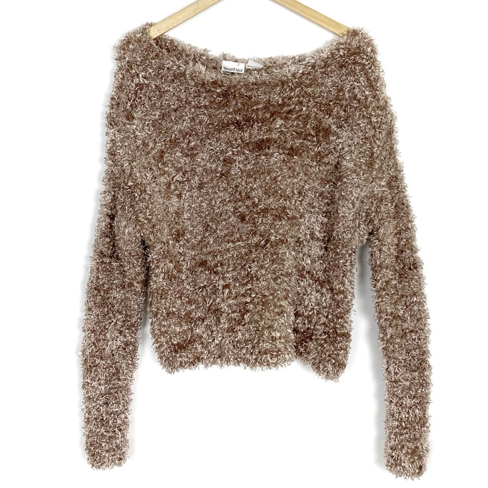 Vintage Newport News Cropped Fuzzy Sweater